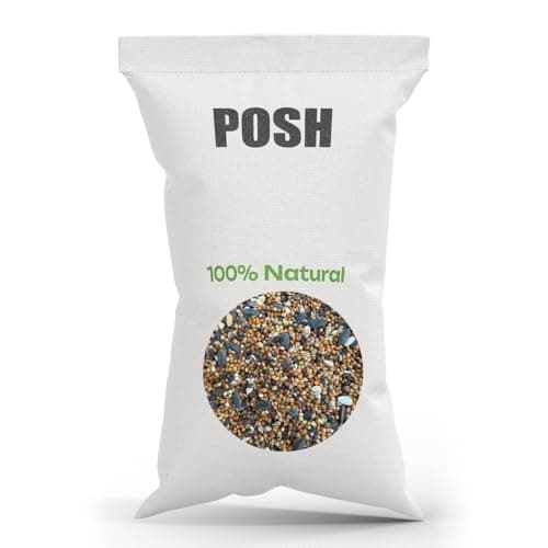 POSH Mangime per uccelli selvatici, 25 kg, miscela di mangime per uccelli selvatici, 4 stagioni, miscela premium per uccelli selvatici