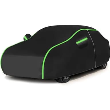 Telo Copriauto da Esterno per 𝗳𝗶𝗮𝘁 600 2005-2007,Telo Copriauto Auto Impermeabile Traspirante, Anti-UV, Protezione Dal Sole E Dalla Polvere Telo Auto,Apertura laterale per cabina.
