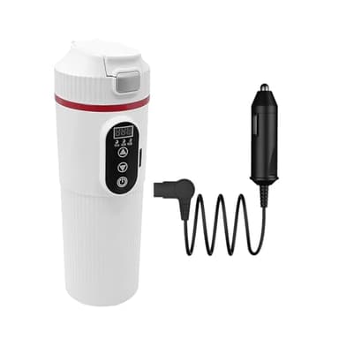 Bollitore elettrico da viaggio per auto, 12 V, 24 V, CC, universale, robusto e versatile