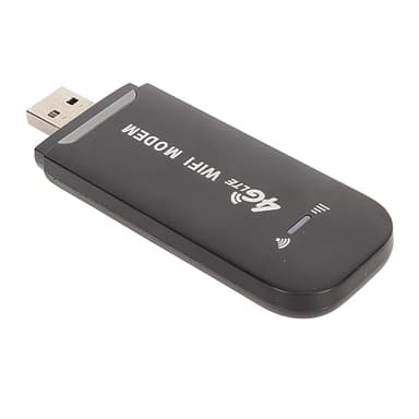 Modem WiFi USB 4G LTE, Router 4G Portatile da 150 Mbps con Supporto per Slot per Schede SIM 10 Dispositivi Mini Router Hotspot da Viaggio Portatile (Nero)