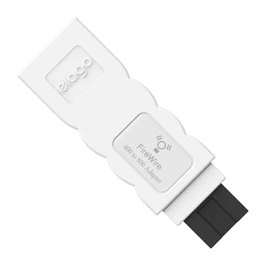 elago EL-FW-Adap-WH-FBA Adattatore Firewire da 400 a 800 Compatibile con Apple Macbook Pro, Mac Mini, Imac e Tutti Gli Altri Computer