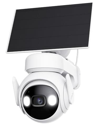 Imou 2K Telecamera WiFi Esterno Senza Fili con Pannello Solare, Videocamera Sorveglianza Wi-Fi Esterno a Batteria 5000mAh, Rilevamento PIR&Umano, Visione Notturna a Colori, Audio Bidirezionale, IP66