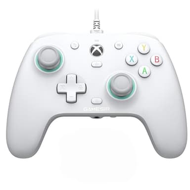 GameSir G7 SE Wired Controller per Xbox Series X|S, Xbox One e Windows 10/11, Gamepad da Gioco Plug e Play con Joystick a Effetto Hall, Jack Audio da 3,5 mm (Bianco)