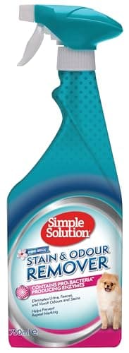 Simple Solution Pet Stain e Odor Remover | Detergente enzimatico con potere detergente pro-batterio | Brezza primaverile