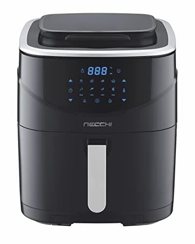 Necchi NK11068: Friggitrice ad aria e vaporiera da 7 litri con pannello touch programmabile