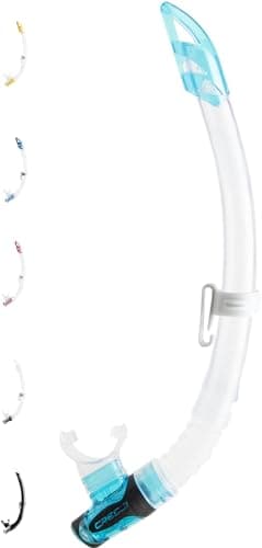 Cressi Gamma Snorkel, Unisex – Adulto, Trasparente/Acquamarina