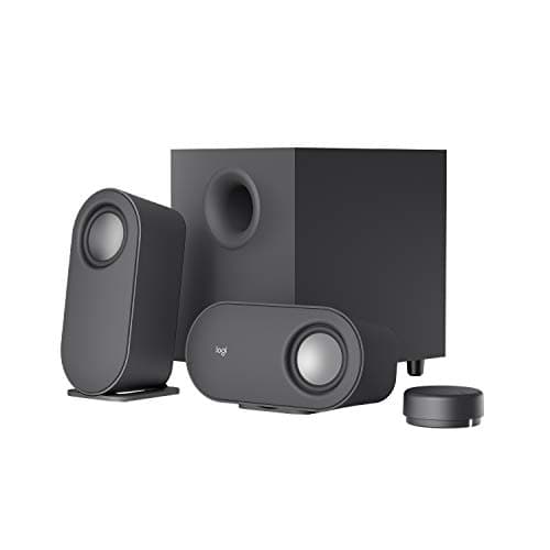 Logitech Z407 Altoparlanti Bluetooth per computer con subwoofer e controllo wireless, audio avvolgente, audio premium con ingressi multipli, altoparlanti USB - Nero
