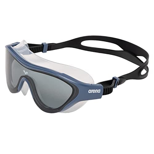 arena The One Mask Occhialini Nuoto Anti-Appannamento Unisex Adulto, Maschera Piscina con Grandi Lenti, Protezione UV, Ponte Nasale Autoregolante, Guarnizioni Orbit-Proof