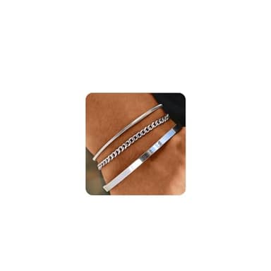 Halora Bracciale Uomo Argento, Bracciali Uomo Acciaio Inox Bracciale Uomo Bracciale Uomo Argento San Valentino Regali Di Gioielli Per Lui Bracciale Argento Uomo Regali Di Gioielli Uomo