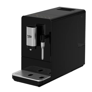 Beko - CEG3192B - Macchina Caffè Espresso Automatica con Cappuccinatore Integrato, Macina Caffè Integrato, Serbatoio 1.5 Litri, Pressione 19 bar - Nera, 18,6 x 41 x h32 cm