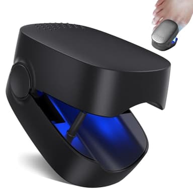 Dispositivo Laser dei Funghi Unghie Indolore, Berrlly Dispositivo Laser di Trattamento per Funghi Unghie, Portatile con Typo C Cavo, 7 Minuti al Giorno Ripristinare Bellezza Adatto per Casa (Nero)