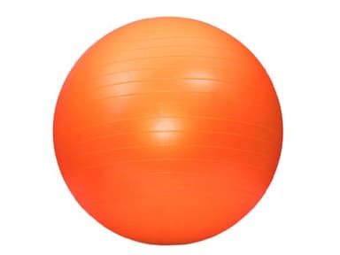 KIKKA ACTIVE CHAIR Fitness Ball 52 cm (Pallone Gonfiabile per Esercizi) Arancione - con Pompa