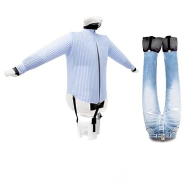 EOLO Stiracamicie Pantaloni SA04 INOX StiraAsciuga Automatico Camicie Pantaloni Stiratrice Robot Ferro Stiro Verticale Professionale Stirapanni 2 Programmi Made in Italy Garanzia 5 Anni Efficienza A++