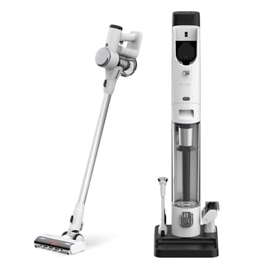 Tineco PURE ONE Station Aspirapolvere Senza Fili, Base Auto Pulente da 3L, Aspirapolvere a Bastone Intelligente Potente e Leggero, Spazzola ZeroTangle per Pavimenti Duri, Tappeti e Peli degli Animali