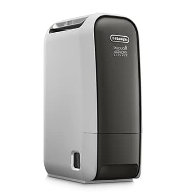 De'Longhi Tasciugo AriaDry Light DNS65 Deumidificatore,Antimuffa, Asciugabiancheria,Purificatore d'aria, Ionizzatore, 6L/24, Silenzioso senza compressore,TIMER e Autospegnimento, Maniglia, grigio