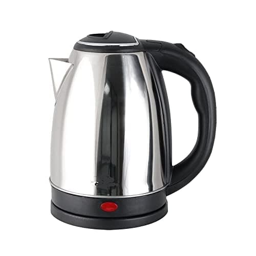 FLM SYSTEM Bollitore elettrico portatile in acciaio 1800W scalda bevande 1,8L acqua tisane te the