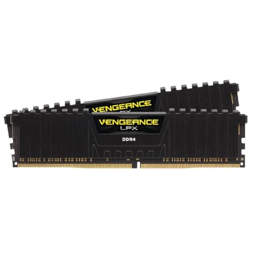 Corsair VENGEANCE LPX DDR4 RAM 32GB (2x16GB) 3600MHz CL18 AMD Ryzen Memoria per Computer - Nero (CMK32GX4M2Z3600C18)