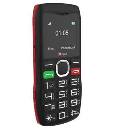 TTfone TT880 Telefono Cellulare Facile da Usare per Anziani e Anziani - Telefono con Grandi Pulsanti e Pulsante di Assistenza d'Emergenza - (con cavo USB)