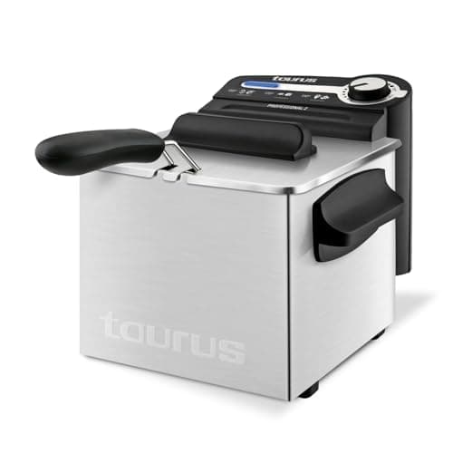 Taurus - Friggitrice ad olio Professional Plus, 2L, 1700 W, Acciaio inossidabile