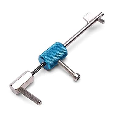 Civile Quick Lock forzata Aprire la serratura Picks fabbro Argento Blu