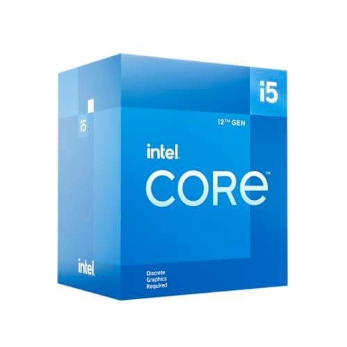 Intel Core I5 12400F, processore desktop di 12 Gradi Generazione, 2.5 Ghz, 6 Core, Lga1700, Ram Ddr4 E Ddr5, Fino A 128 Gb