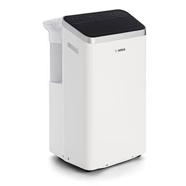 Bosch, cool 5000 con tecnologia inverter portable AC, 3-in-1, condizionatore d'aria, deumidificatore, ventilatore, 3,4 kW per ambienti fino a 46 m², con modalità automatica, silenziosa e sleep