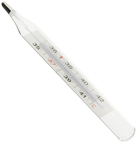 Gima - Termometro Shaker Ecologico, Senza Mercurio, al Gallio, Classico, Facile da Leggere, Adatto a Tutte le Età, 1 pezzo