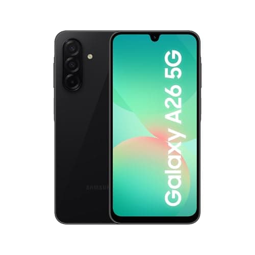 SAMSUNG Galaxy A26 5G, Smartphone con Funzioni intelligenti, 3 anni di Garanzia del produttore, Display Super AMOLED 6.7”, 8GB RAM, 256GB, 5.000 mAh, memoria espandibile, Black [Versione Italiana]