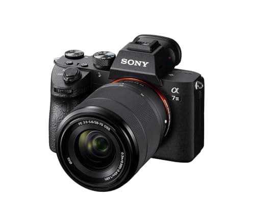 Sony Alpha 7 III Fotocamera Mirrorless Kit Full Frame Con Ottica Zoom, Nero