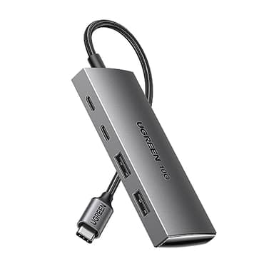 UGREEN 10Gbps Hub USB C 3.2 Gen 2 Adattatore Dongle Type C Compatibile con iPhone 16 Plus Max, MacBook Pro Air M2 M1, iPad, Galaxy S24 Ultra, Chiavetta