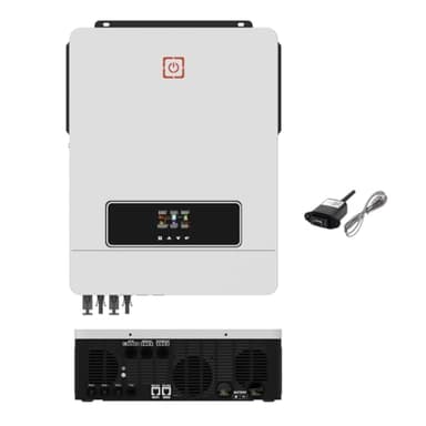 Generic Inverter ibrido fotovoltaico 10.2KW 48V Off/On Grid con MPPT da 160A 500V a due stringhe, potenza PV di 10200W, uscita 220/230V tramite WiFi, MAX10200W-48V