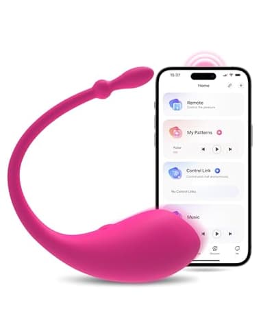 LOVENSE Lush Vibratori Bluetooth App Control, Punto G Vibratori a Distanza per Donna, Sex Toys Donna, Modalità di Vibrazione Personalizzate illimitate