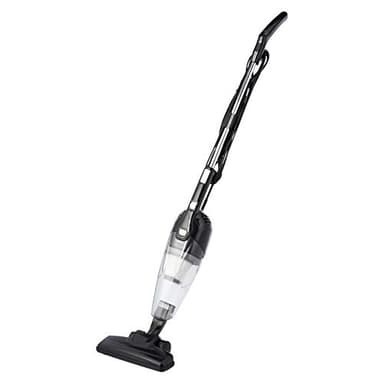 Amazon Basics Scopa Elettrica con Filo, Multifunzione 2-in-1, Motore ECO, Filtro HEPA, Ultra Leggera, Nero
