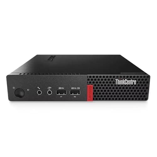 Lenovo ThinkCentre, Mini Pc Tiny, Intel i5-9500 6 Core 3 Ghz, Ram 16Gb SSD 256Gb, Win 11, Pc Desktop Mini Pronto all'uso con Libre Office e Chiavetta Wi-fi (Ricondizionato)