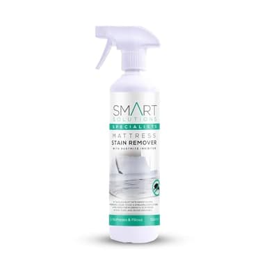 SMART, smacchiatore per materassi con inibitore di acari della polvere (confezione da 1), la soluzione potente, efficace e ad azione rapida per rimuovere macchie ostinate e infestazioni da acari della