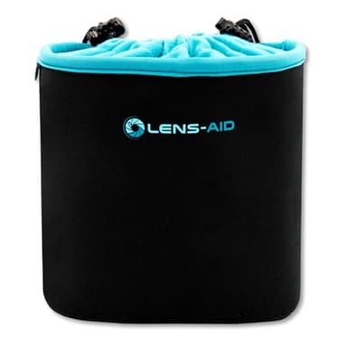 LENS-AID Custodia Protettiva in Neoprene con Fodera in Pile – Taglie M - Borsa per Fotocamera, Obiettivi & Accessori, Leggera e Resistente