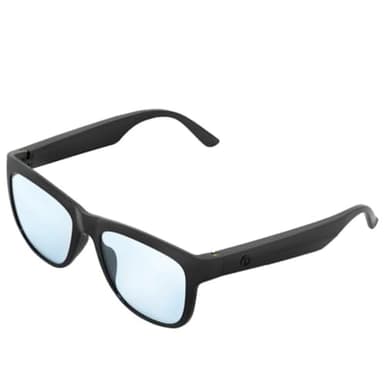 GS01 Occhiali da sole Bluetooth intelligenti, occhiali da sole audio con altoparlante, lenti polarizzate UV400, musica con orecchie aperte, controllo touch, Trasparente