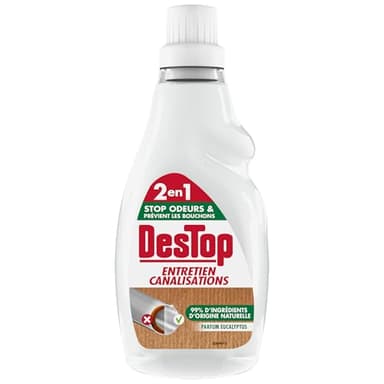 Destop Manutenzione Canalizzazione Anti Odore e Anti Residuo, 750 ml