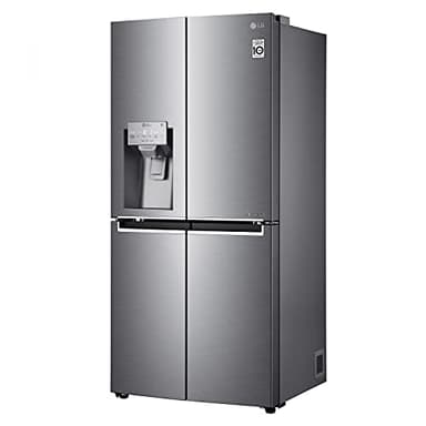 LG GML844PZ6F Frigorifero Americano Multidoor Total No Frost con Congelatore 506 L, Dispenser Acqua e Ghiaccio UV Nano, Door Cooling, Linear Cooling - Frigo Smart con Wi-Fi e Display LED Esterno