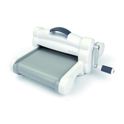 Sizzix Macchina per fustellatura e goffratura Big Shot Plus per arte e artigianato, ottime per realizzare biglietti, scrapbooking, adesivi e scrivere diari, A4 da 21 cm