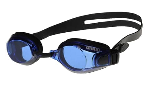 arena Zoom X-Fit Occhialini Nuoto Unisex Adulto, Occhialini Piscina con Ampie Lenti, con Trattamento Anti-Appannamento e Protezione UV, Ponte Nasale Regolabile, Guarnizioni in Silicone