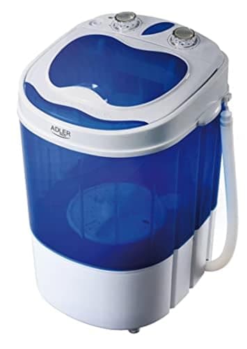 Adler AD 8051 lavatrice Portatile Caricamento dall'alto Blu, Bianco 3 kg
