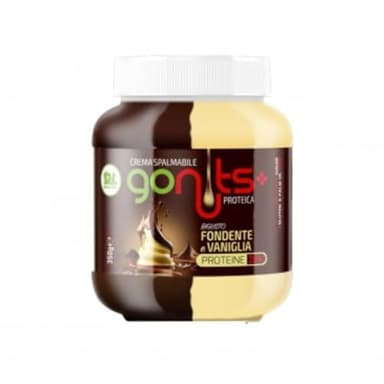 Daily Life Crema Proteica Spalmabile Gonuts Gusto Cioccolato Fondente e Vaniglia, Anderson, 350 grammi