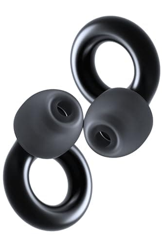 SWEET SOUND Tappi Orecchie Dormire Antirumore, Comfort Assoluto, Silicone Morbidi Riutilizzabili, Cuffie Antirumore per Dormire Insonorizzanti per Relax Completo,8 Inserti Auricolari XS/S/M/L 28dB SNR