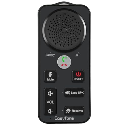 Easyfone iHeard SPK-01 amplificatore audio per telefono cellulare e smartphone, Amplificatore altoparlante suono suoneria per telefono cellulare e smartphone con microfono