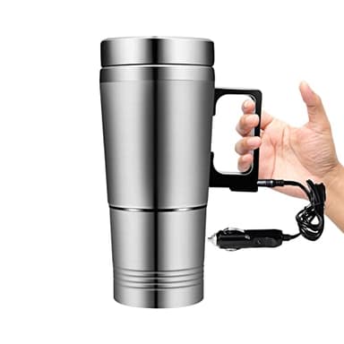 Bollitore Elettrico - Tazza da Viaggio per Riscaldamento scaldabagno Elettrico a Tenuta stagna da 300 ml - Bollitore Elettrico Portatile per Macchina da caffè 12V / 24V per Picnic