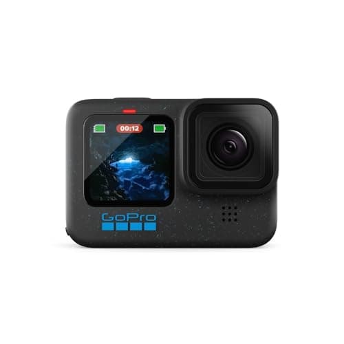 GoPro HERO12 Black - Action camera impermeabile con video Ultra HD 5.3K60, foto da 27 MP, HDR, sensore di immagine da 1/1,9", streaming live, webcam, stabilizzazione