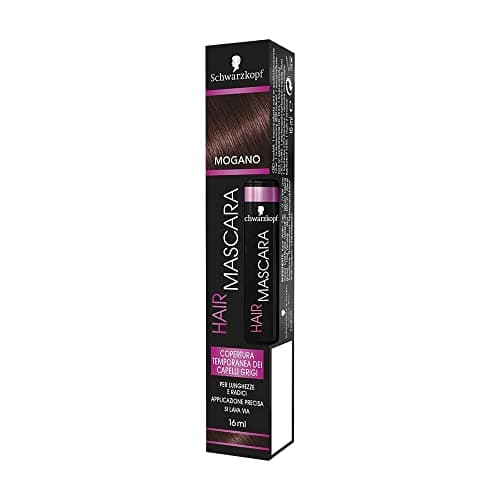 Schwarzkopf Mascara Capelli Mogano Copertura Temporanea Dei Capelli Bianchi o Grigi 16ml