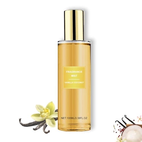Profumo per La Pelle Alla Vaniglia,Profumo Vaniglia,Profumo per Capelli Donna, Profumo Concentrato Al Cocco E Vaniglia,Spray Profumato per Capelli E Corpo Alla Vaniglia (Vaniglia)