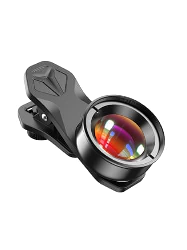 Apexel - Obiettivo macro HD a clip per fotocamera del cellulare, 100 mm, per iPhone X/8/8Plus/7/Plus, Samsung Galaxy S10/S10 Plus, Huawei e la maggior parte degli smartphone